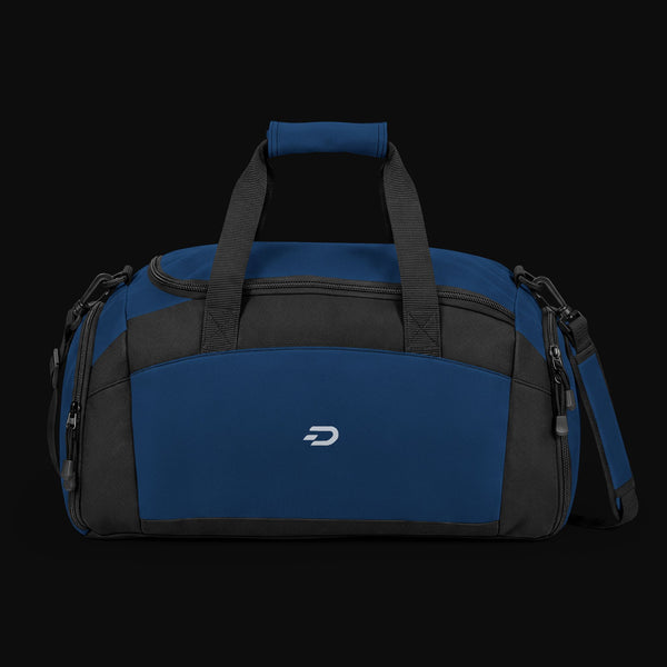 Classic Black Gym Bag — Durable Duffle for Fitness, Travel & Sports