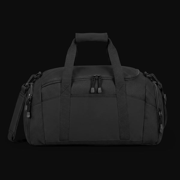 Classic Black Gym Bag — Durable Duffle for Fitness, Travel & Sports