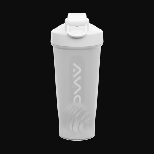 Protein Shaker Bottle — Electric Blue Logo Fitness Mixer
