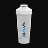 Protein Shaker Bottle — Electric Blue Logo Fitness Mixer