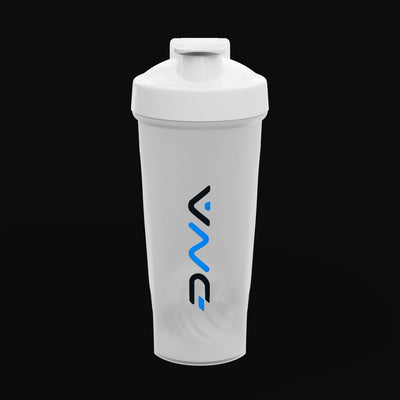 Protein Shaker Bottle — Electric Blue Logo Fitness Mixer