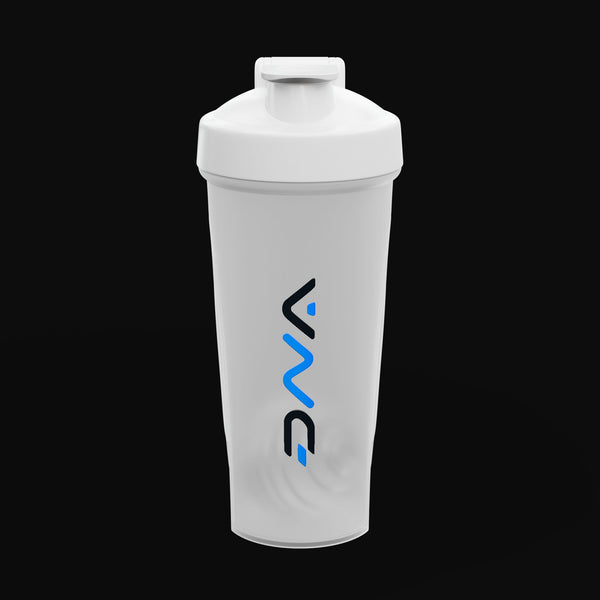 Protein Shaker Bottle — Electric Blue Logo Fitness Mixer