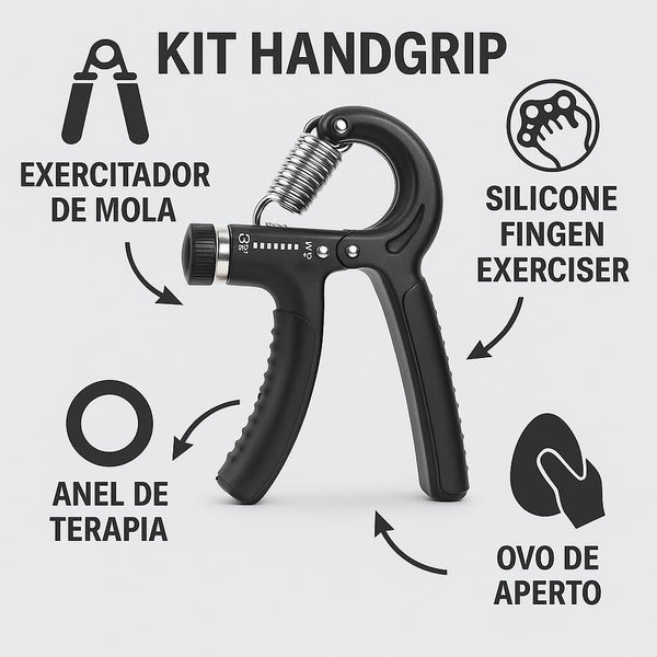 Hand Grip Ajustável Premium 60KG