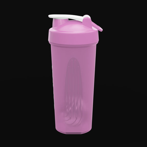 Protein Shaker Bottle — Electric Blue Logo Fitness Mixer