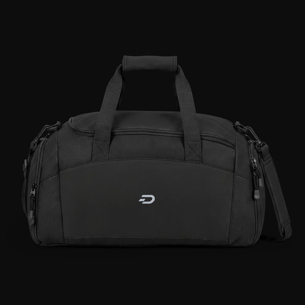 Classic Black Gym Bag — Durable Duffle for Fitness, Travel & Sports